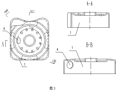 Engine oil water-cooled housing type radiator of automobile transmission