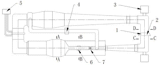 Axial flow compressor surge boundary measurement system