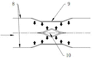 Axial flow compressor surge boundary measurement system