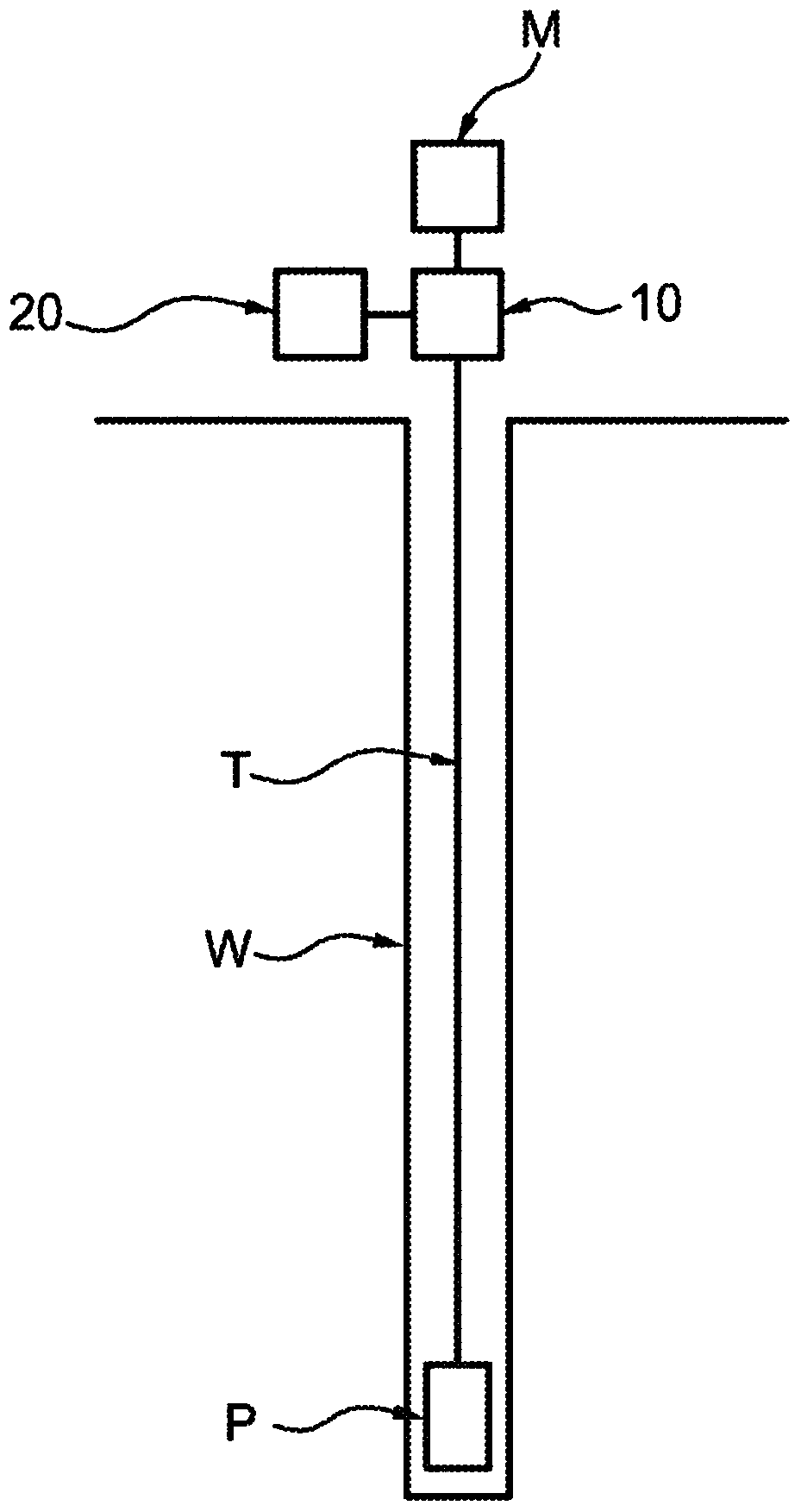 Method for draining an oil well and system for implementing said method