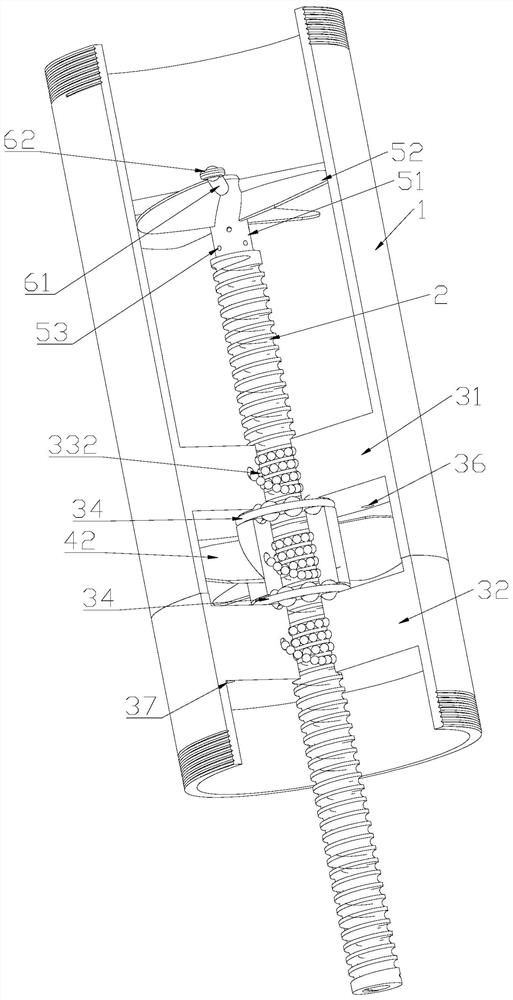 Radial horizontal well sealing device, drilling equipment and drilling method