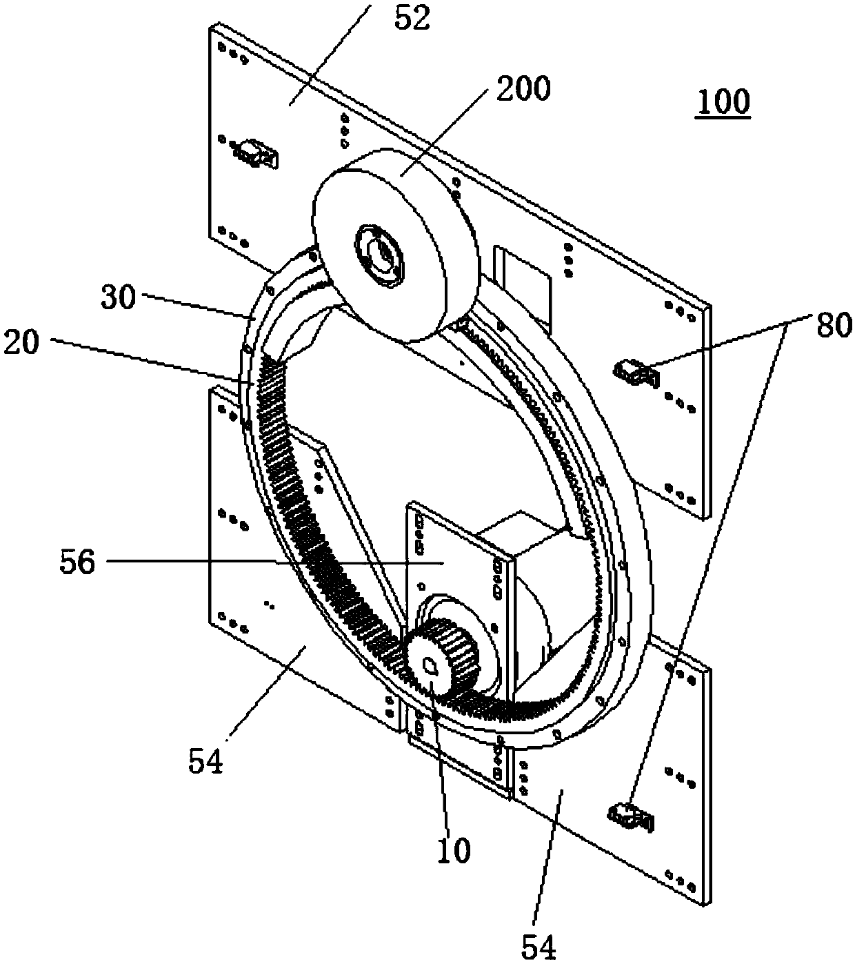 Adhesive tape winding device