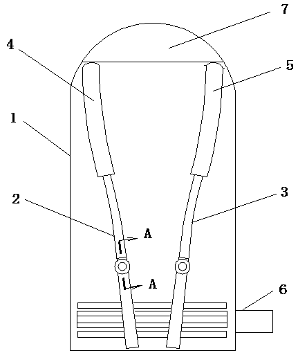 Air bag opening device