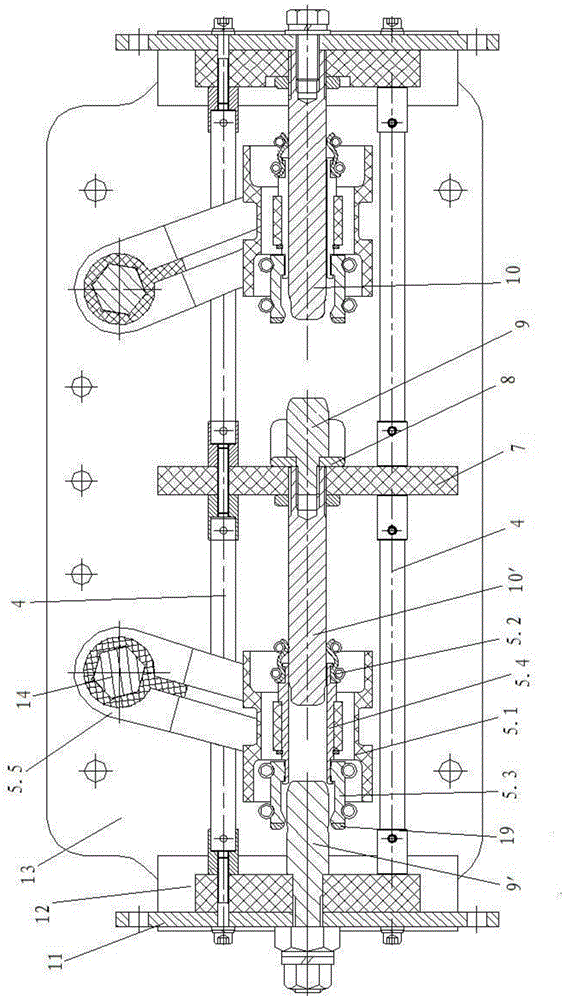 A switch and the grounding switch of the two-way automatic switching ring network equipment formed by it