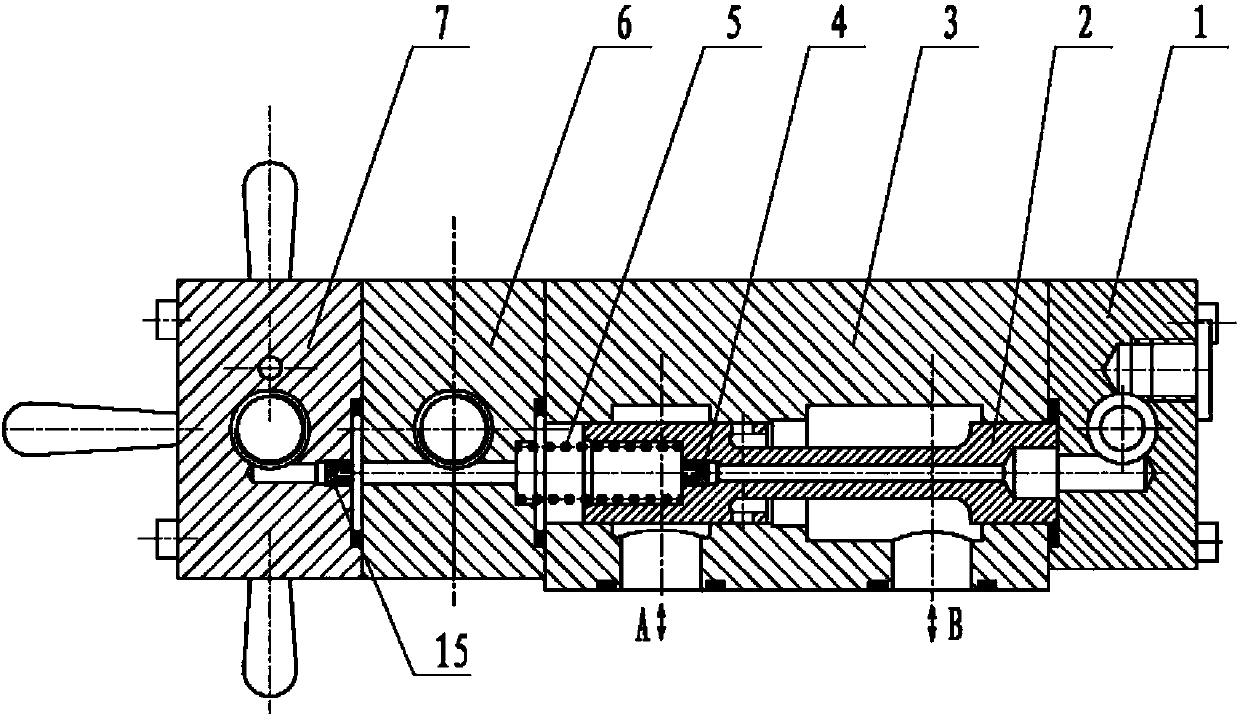 Bidirectional pilot-operated type pressure regulating valve