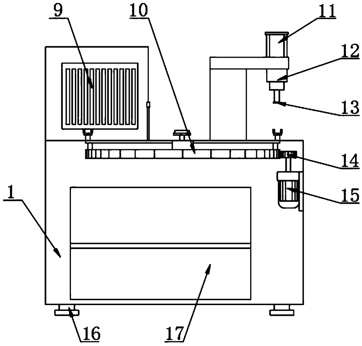 Softening and adhering device for production of plastic shoe boards