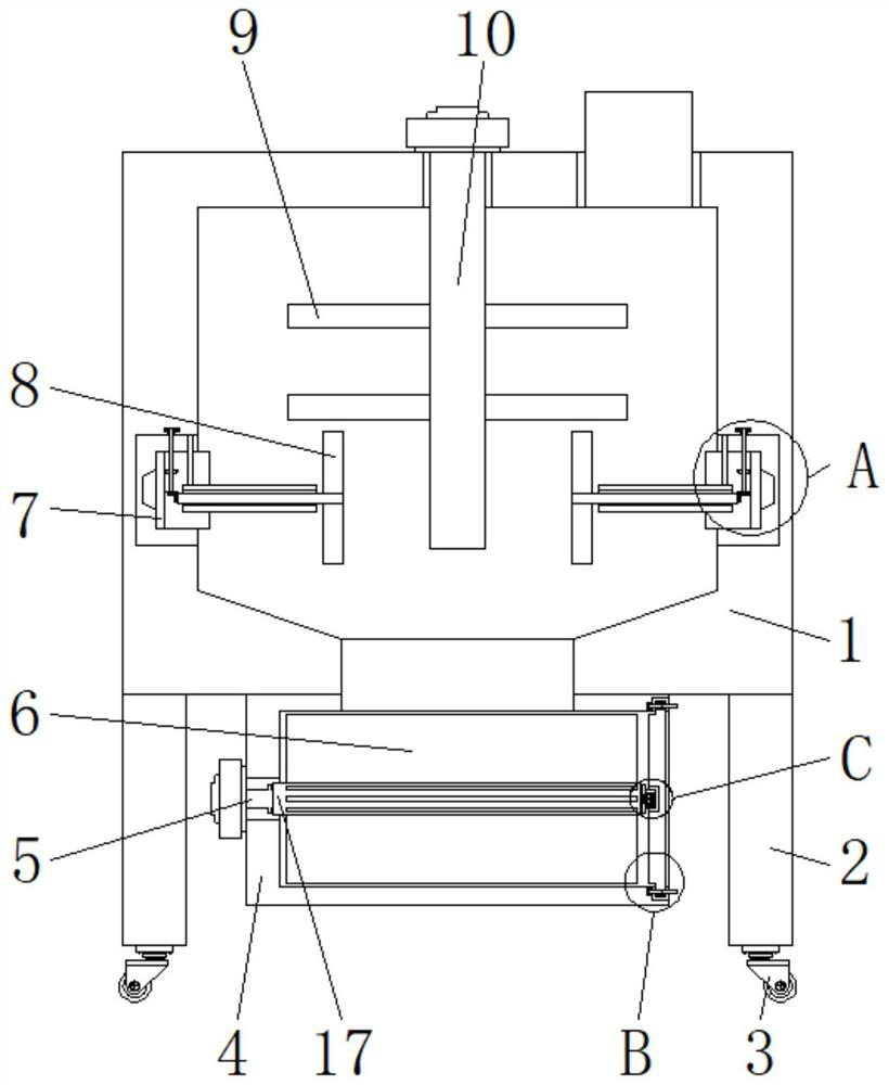 Mutton sheep breeding device capable of changing food intake and having automatic feeding function