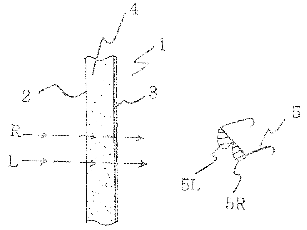 Transmission screen for stereoscopic images