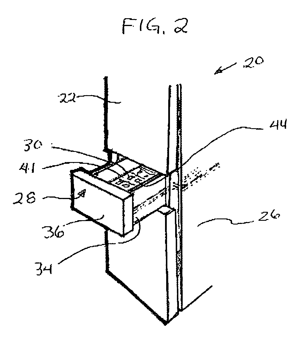 Electrical accessory charging compartment for a cabinet and retrofit components therefor