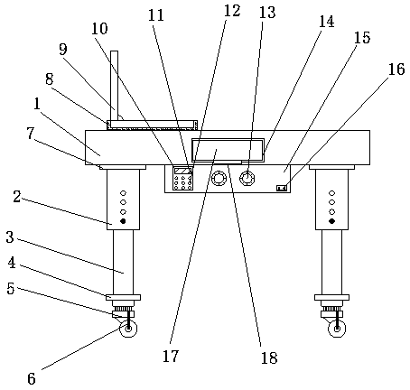 Measuring and surveying apparatus for construction engineering