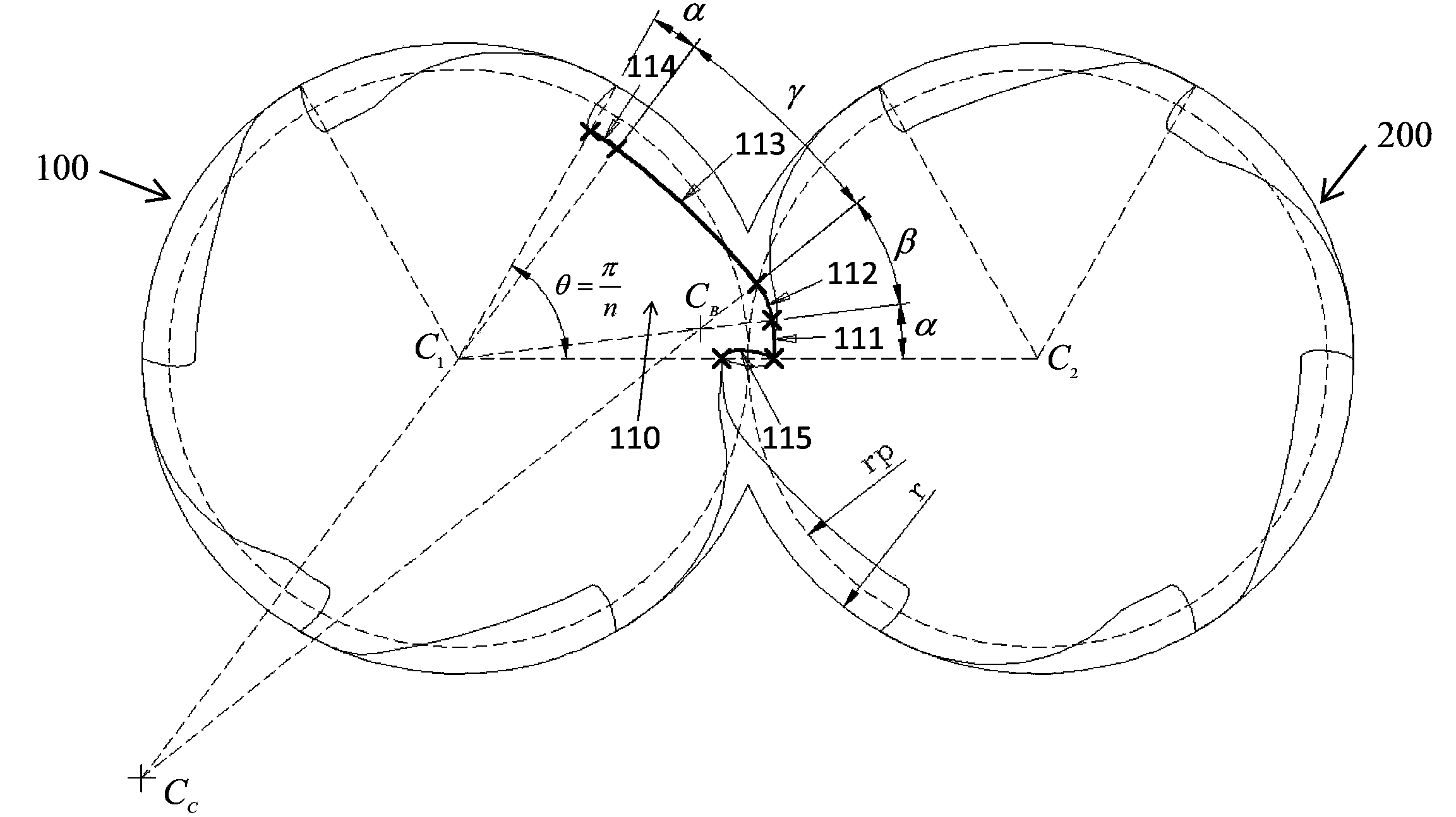 Claw type rotor pair apparatus with two rotors having the same shape