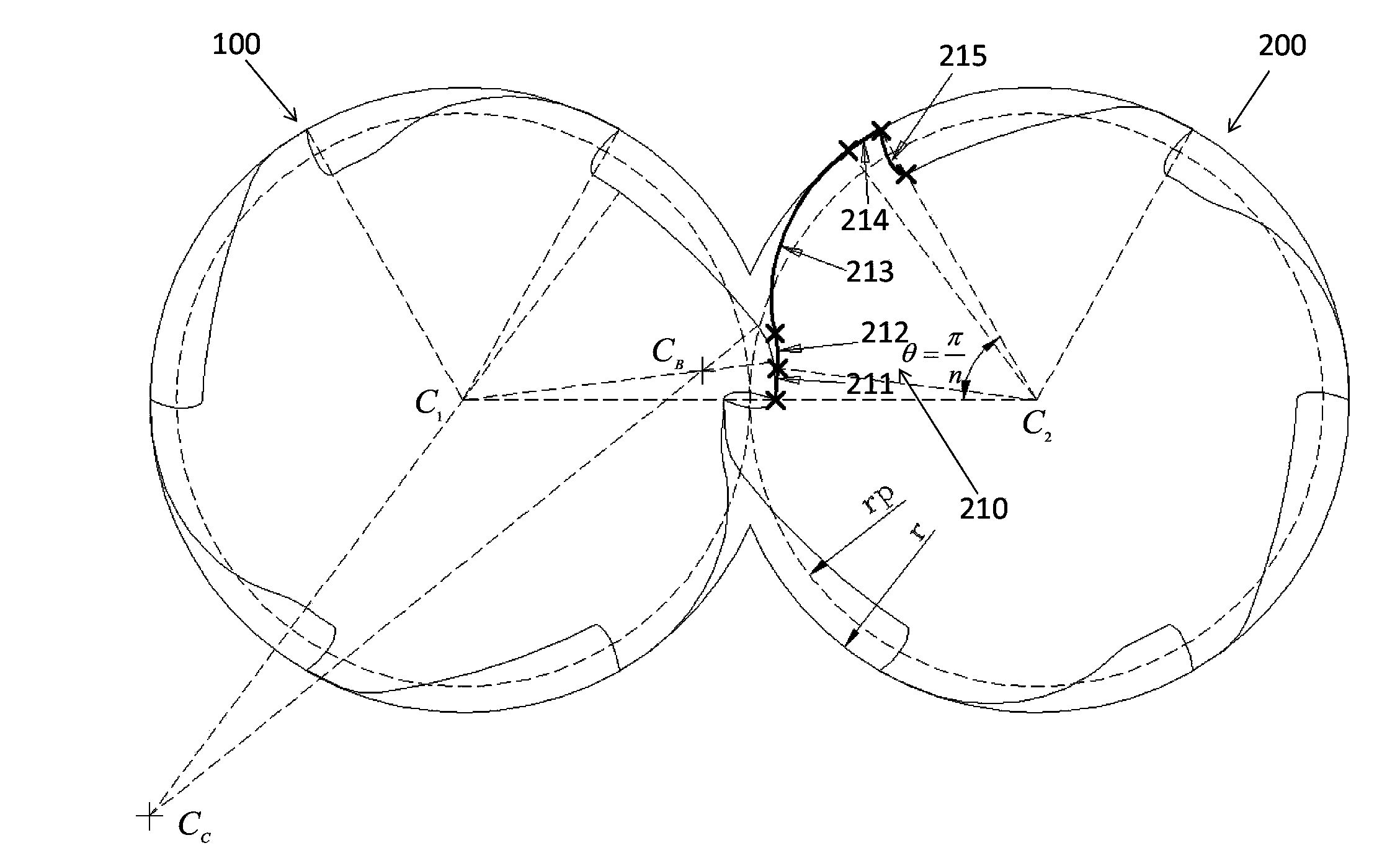 Claw type rotor pair apparatus with two rotors having the same shape