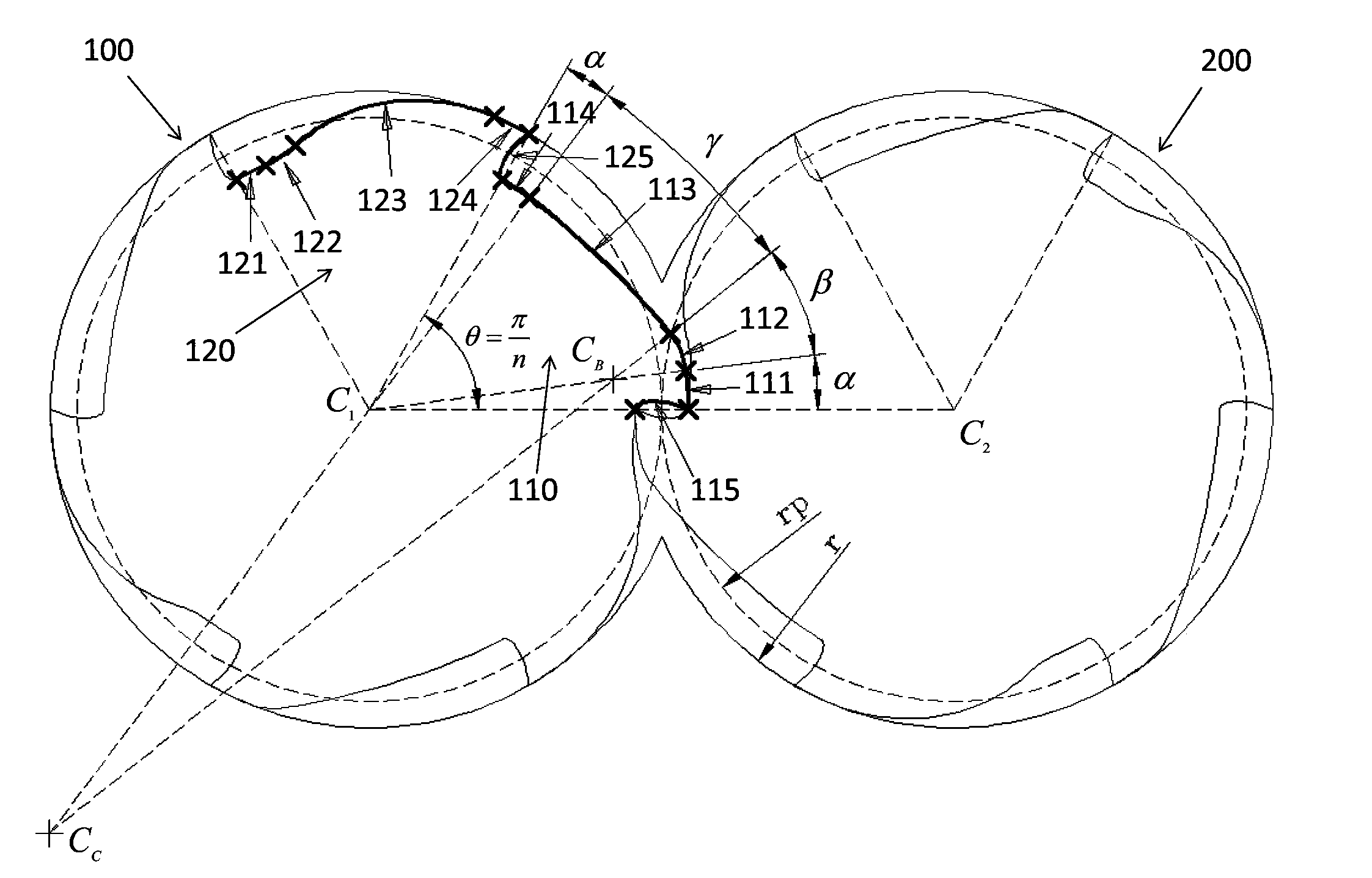 Claw type rotor pair apparatus with two rotors having the same shape