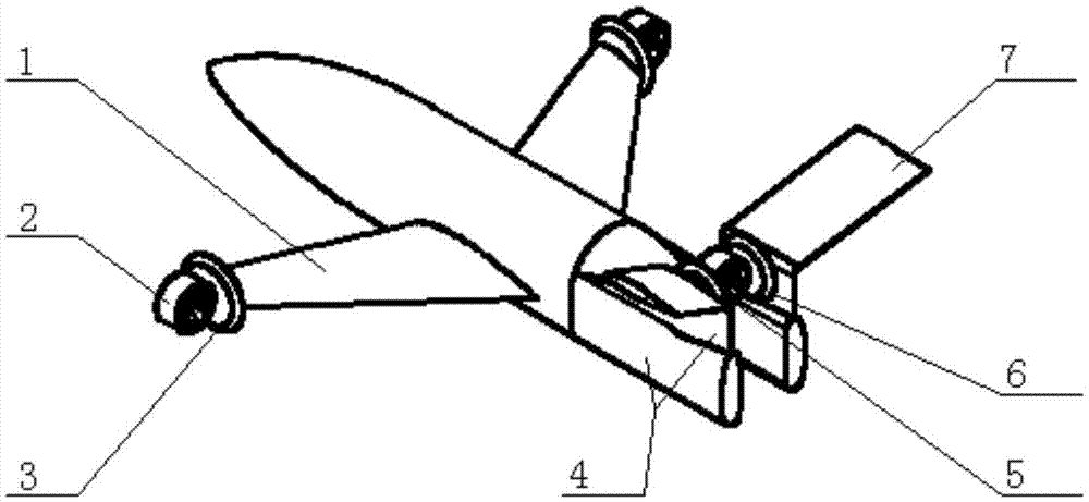 Arrangement of aircraft capable of horizontally and vertically taking off and landing