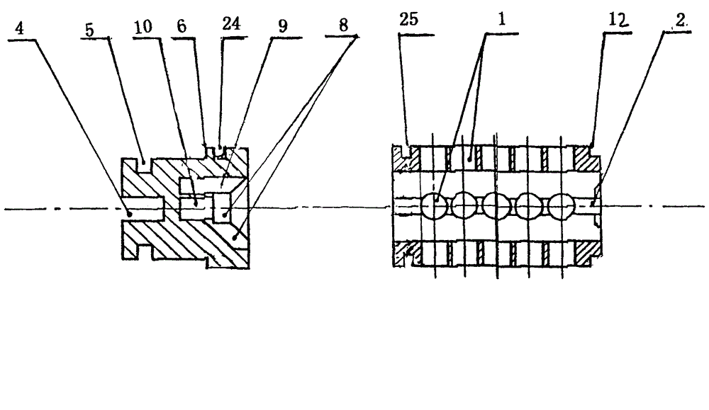Locking method using two groups of lock parts and lock core assembly