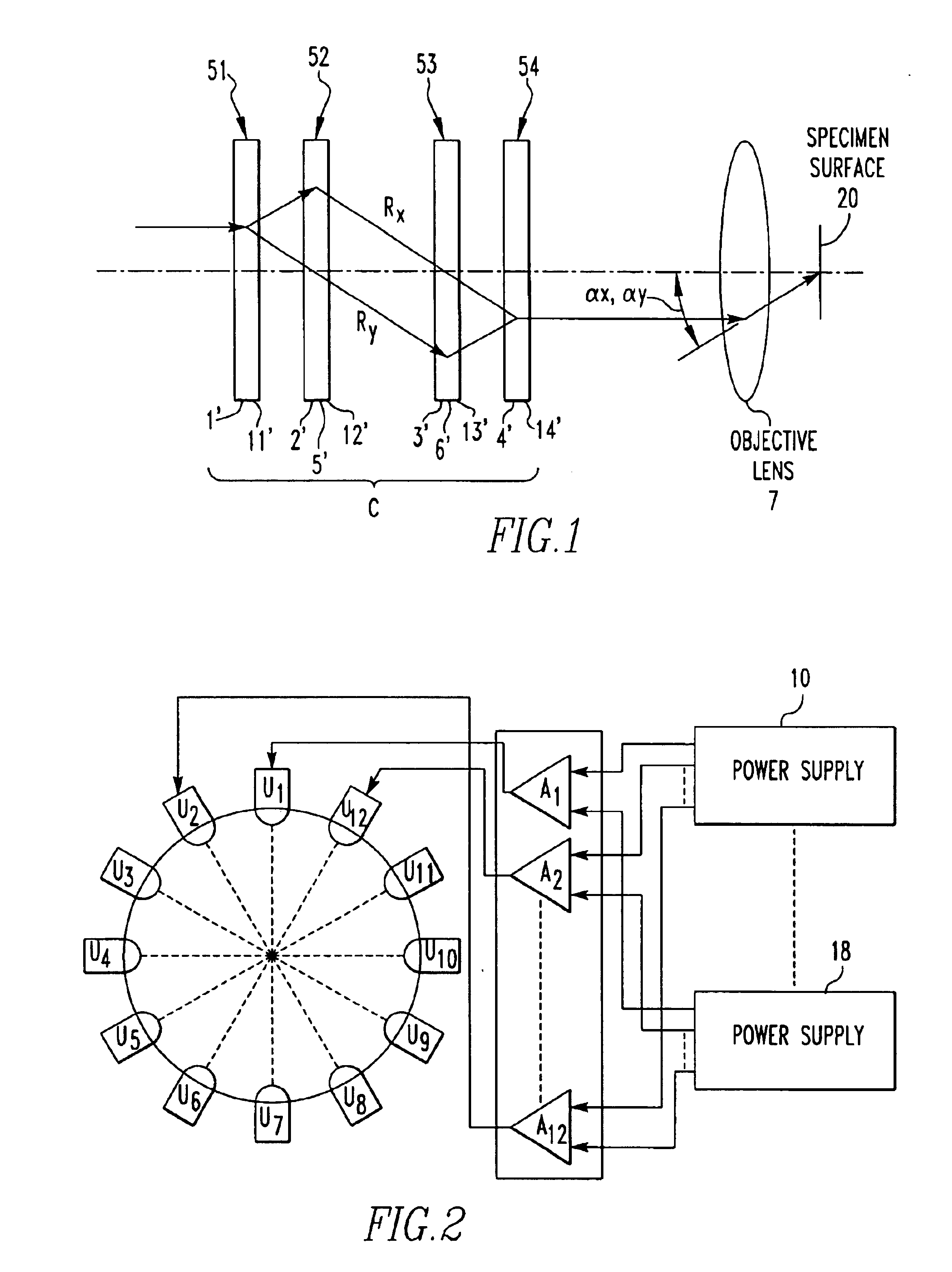 Charged-particle beam instrument and method of correcting aberration therein
