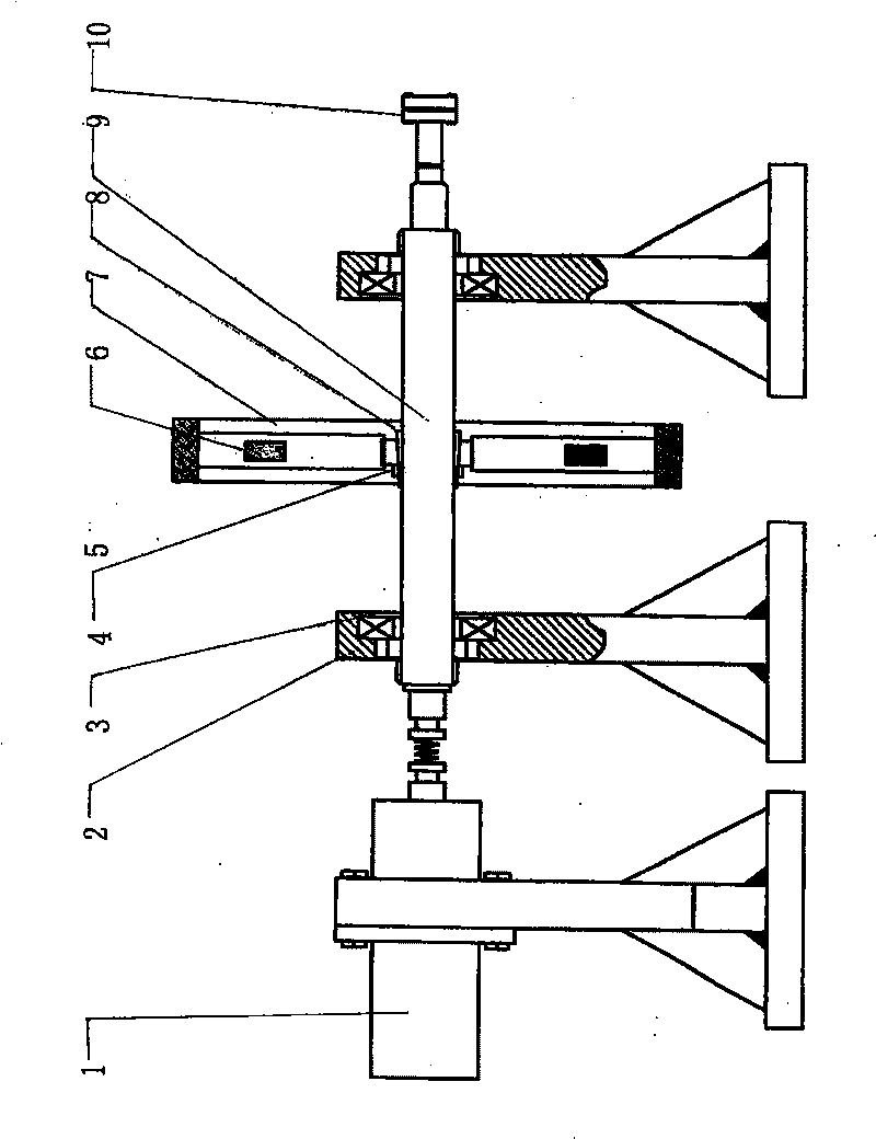 Method and equipment for measuring torsional vibration of rotating mechanical rotor