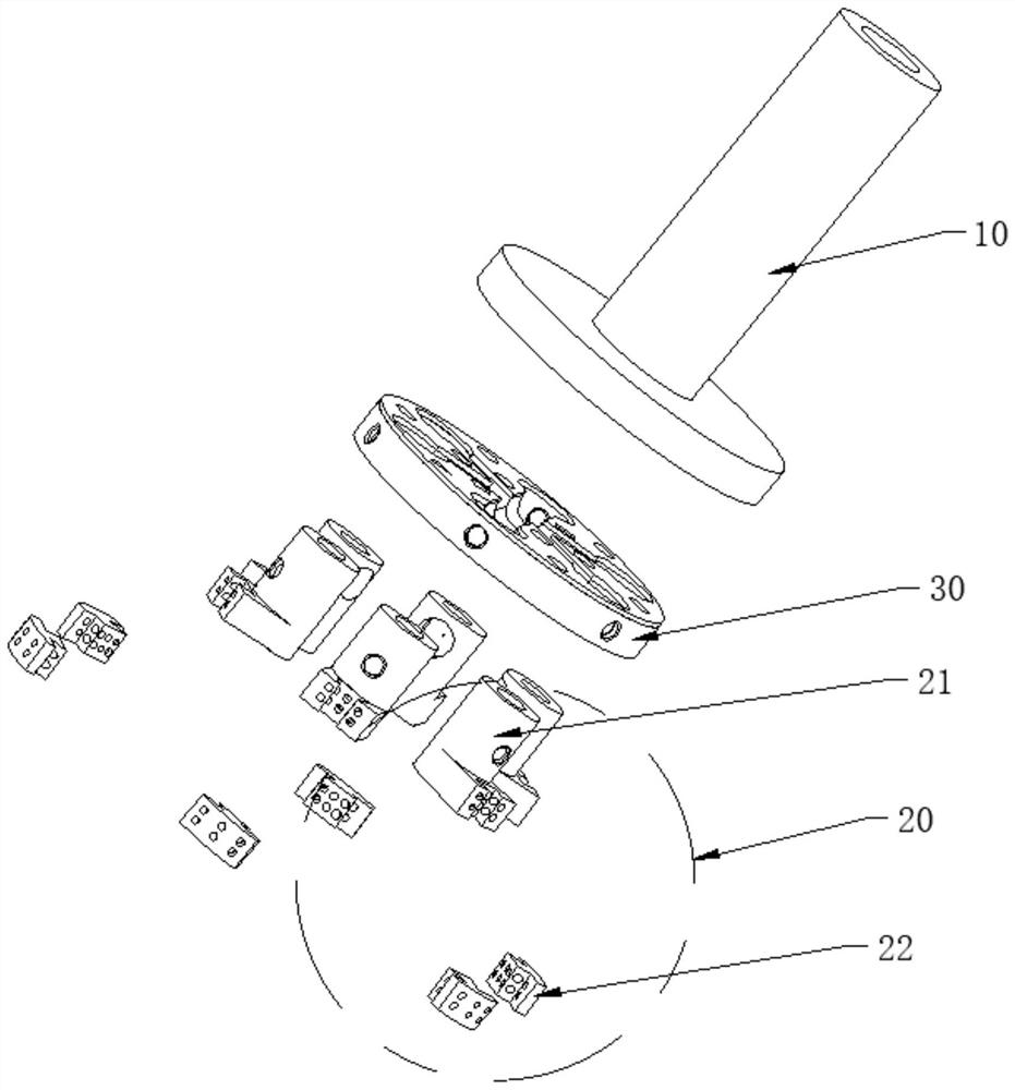 Quick-detachable back chipping device and back chipping equipment for electric arc micro-explosion machining of SiC/Al material