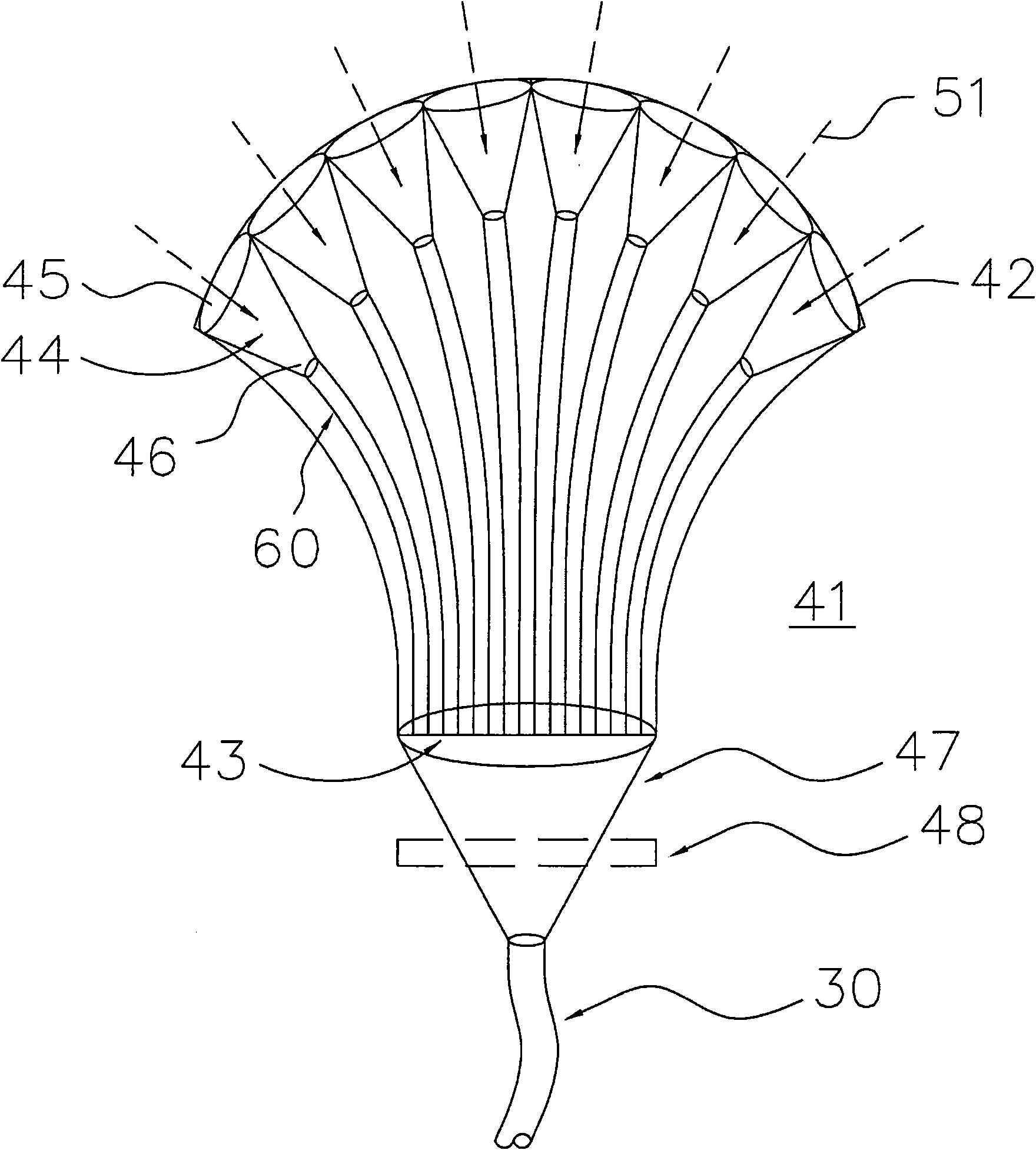 Sunlight collecting device