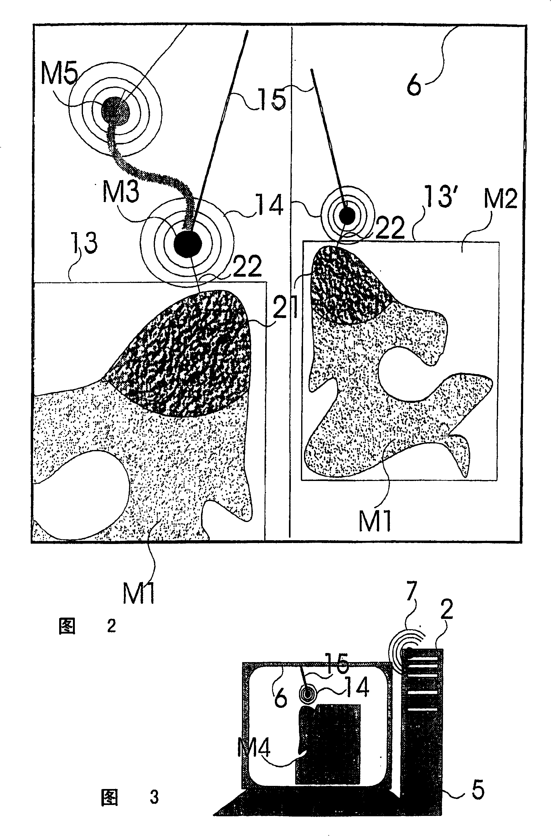 Interactive method and device for providing assistance with manual movements during material processing