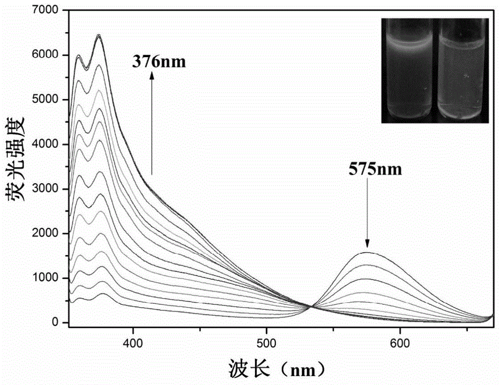 Carbazole fluorescent probe and preparation method and application thereof