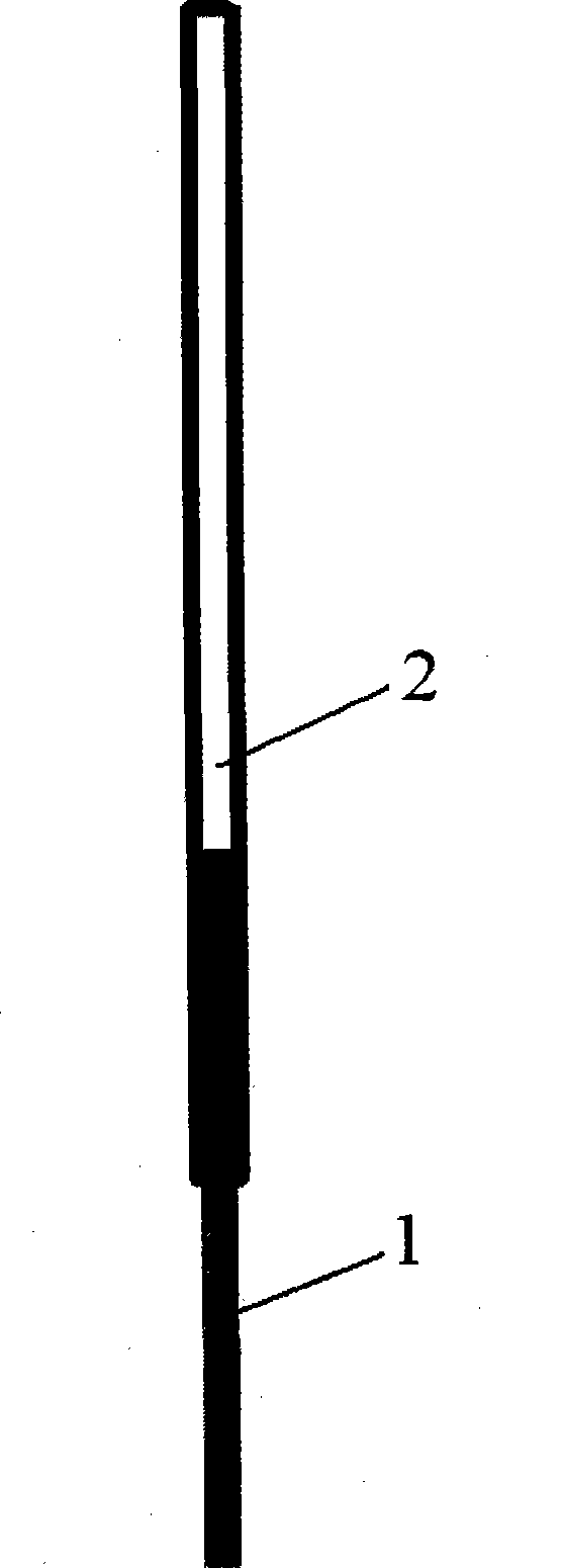 Solid phase micro-extraction device and method for preparing fibre extraction head thereof
