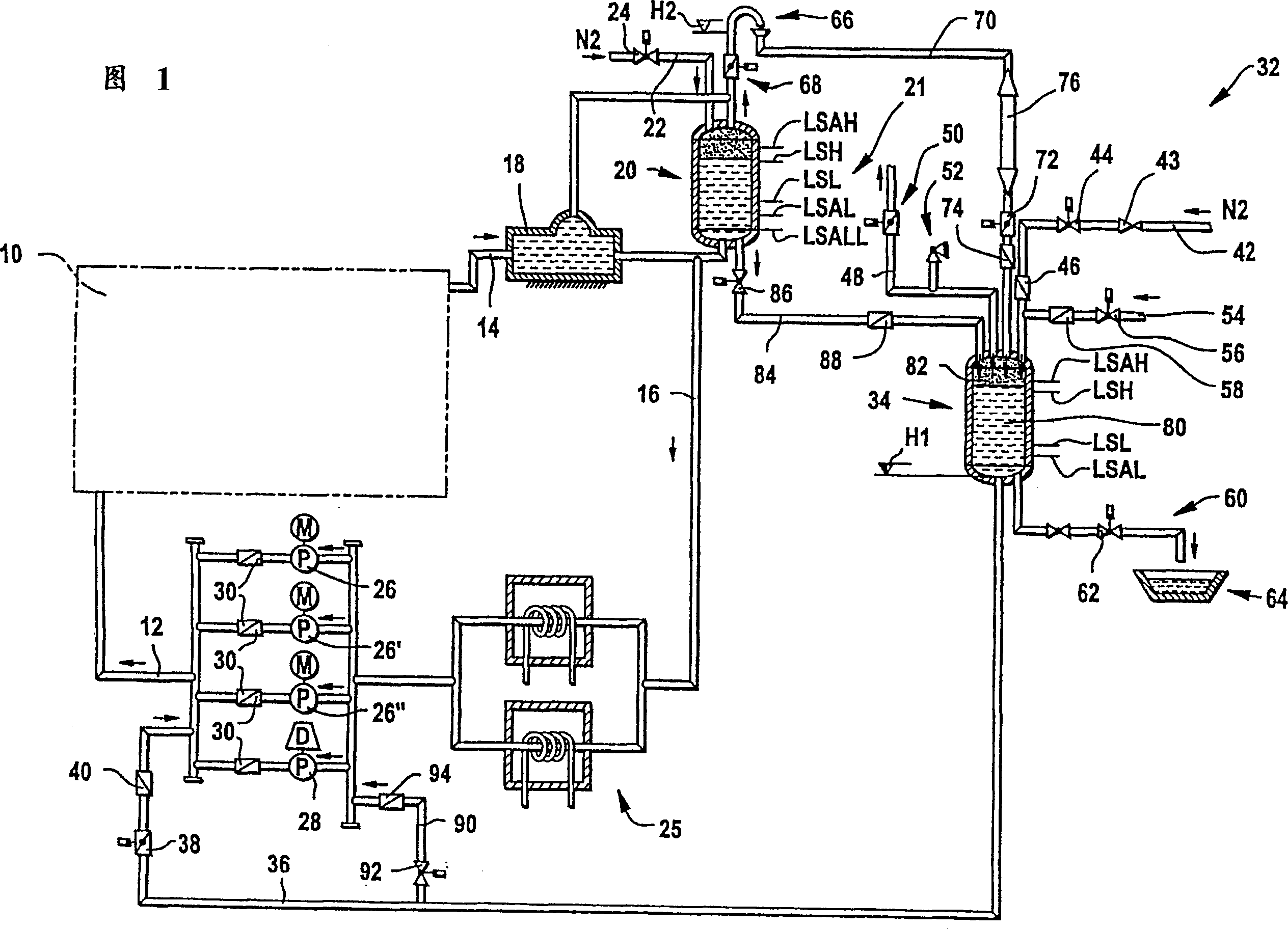 Cooling system for a metallurgical furnace