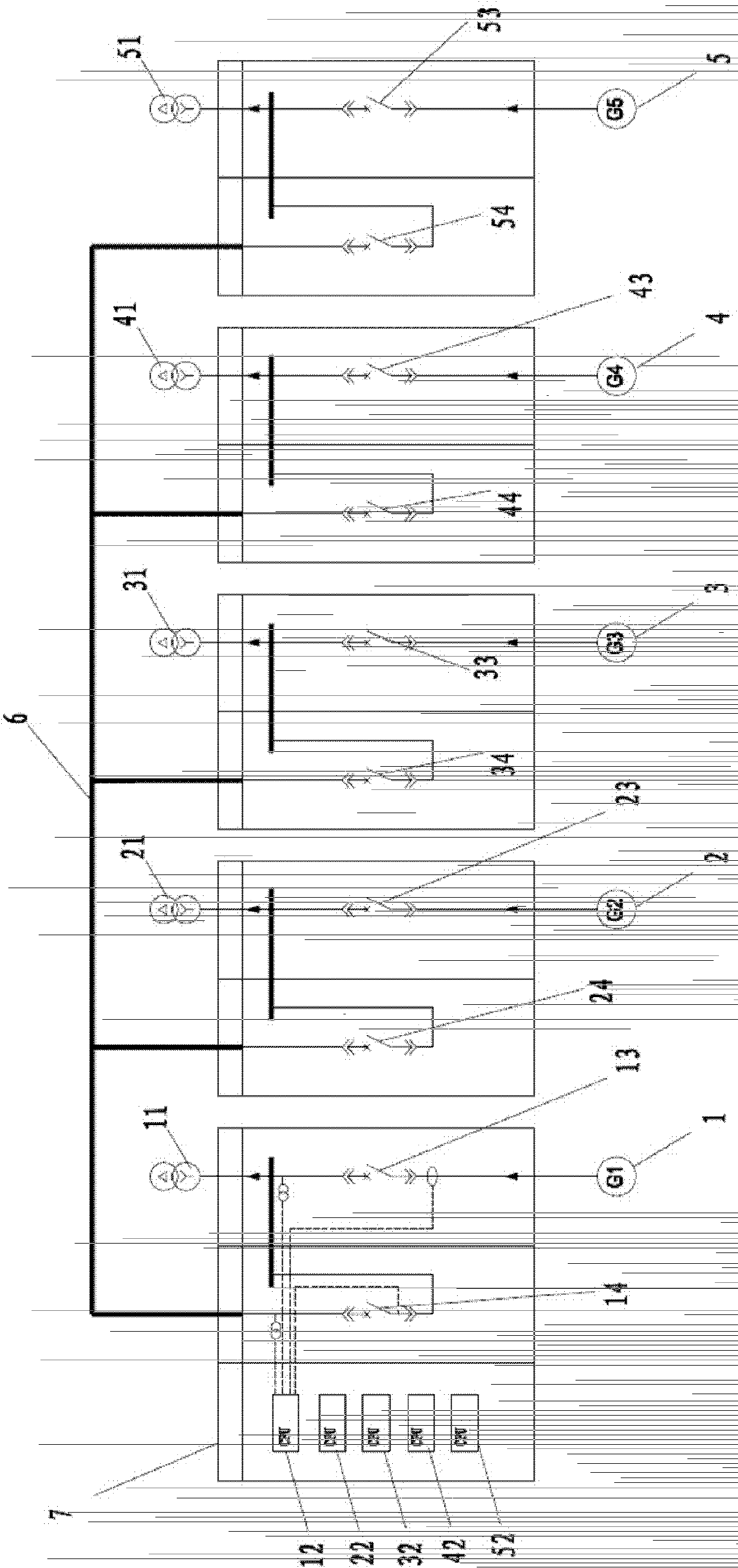 Generator parallel operation system serving as standby power supply and method for selecting bus capacity of generator parallel operation system