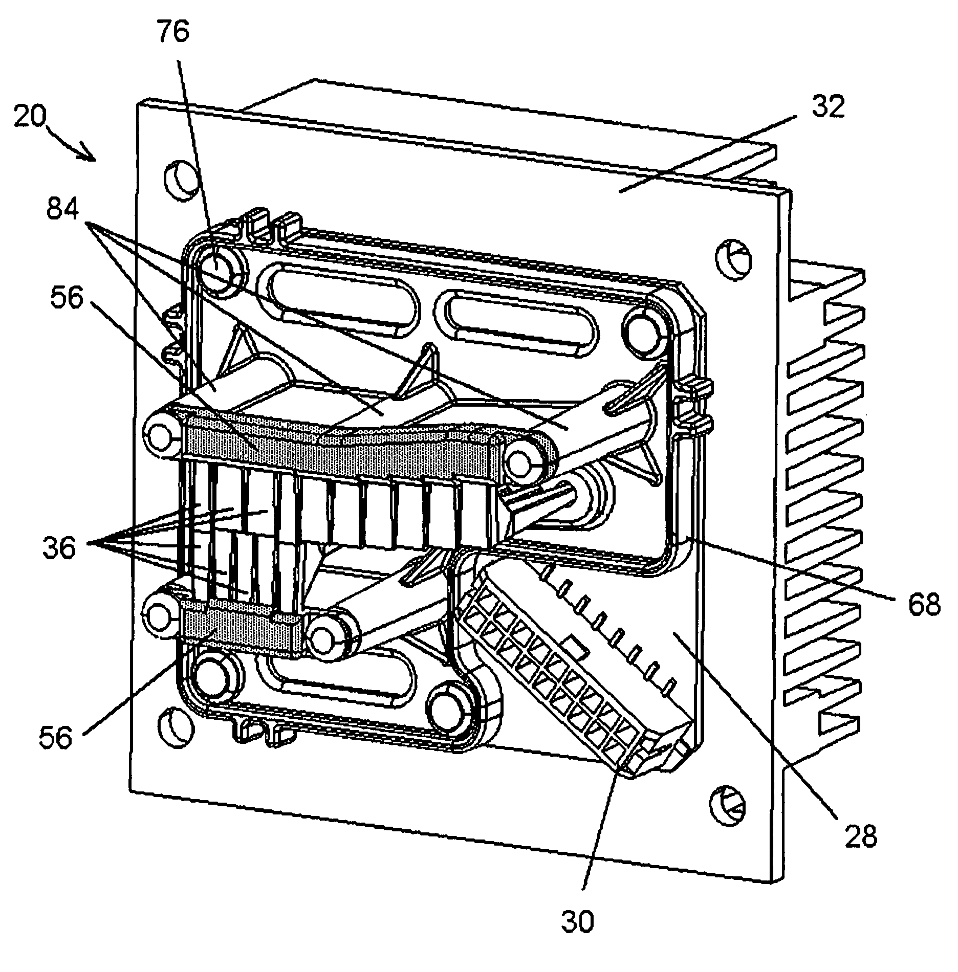 Semiconductor light engine using glass light pipes