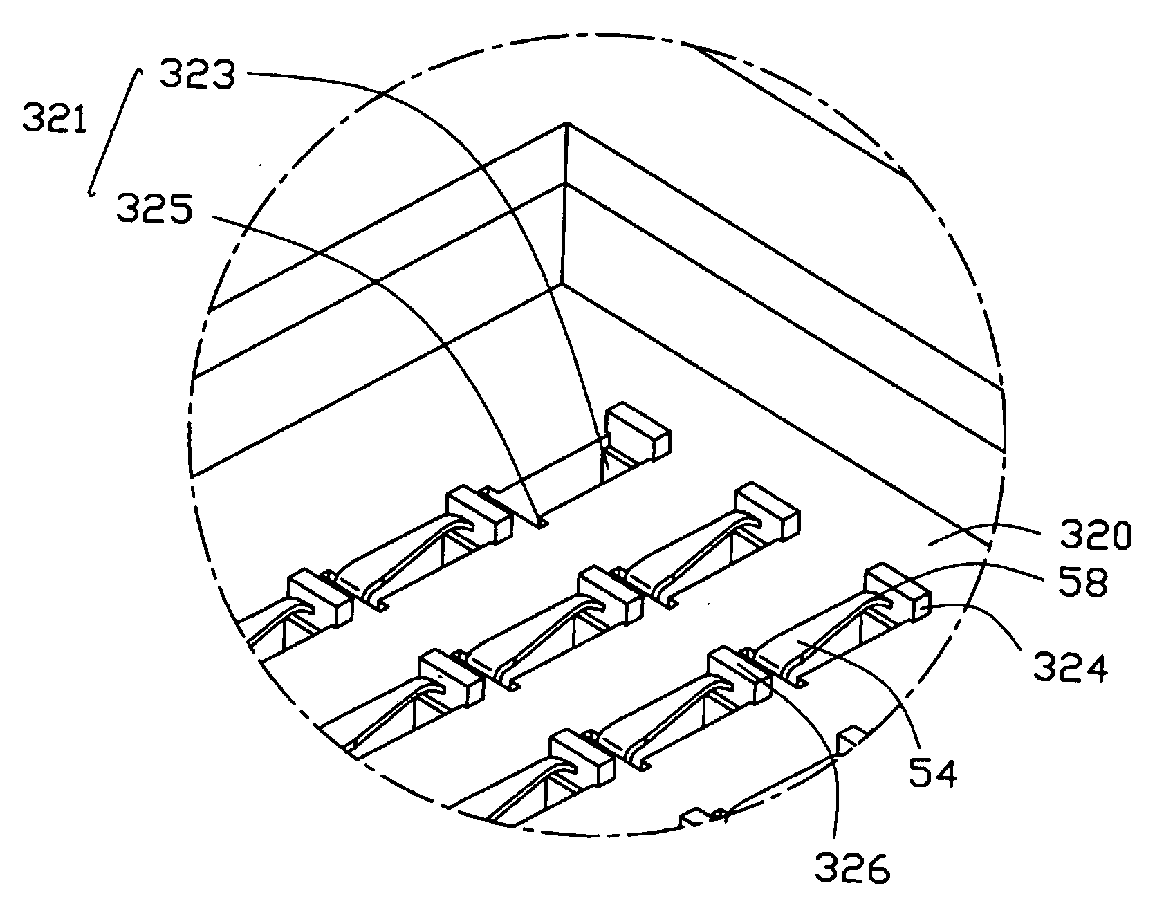 Electrical connector having protecting protrusions