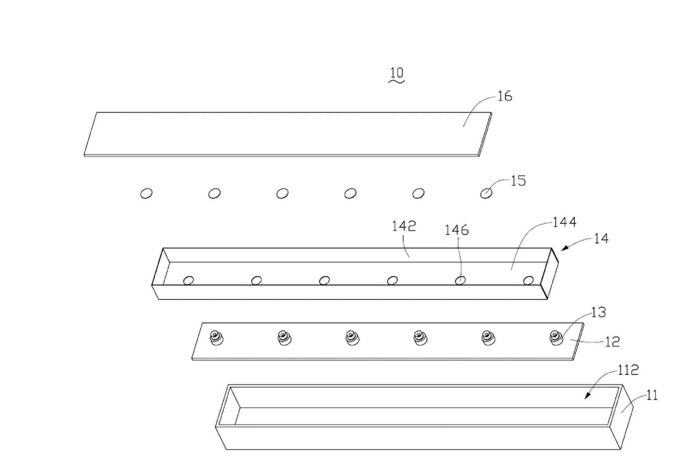 Luminous diode lighting device