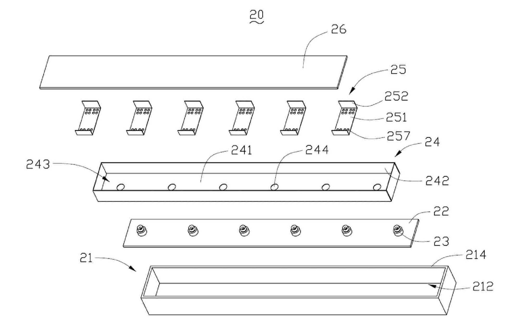 Luminous diode lighting device