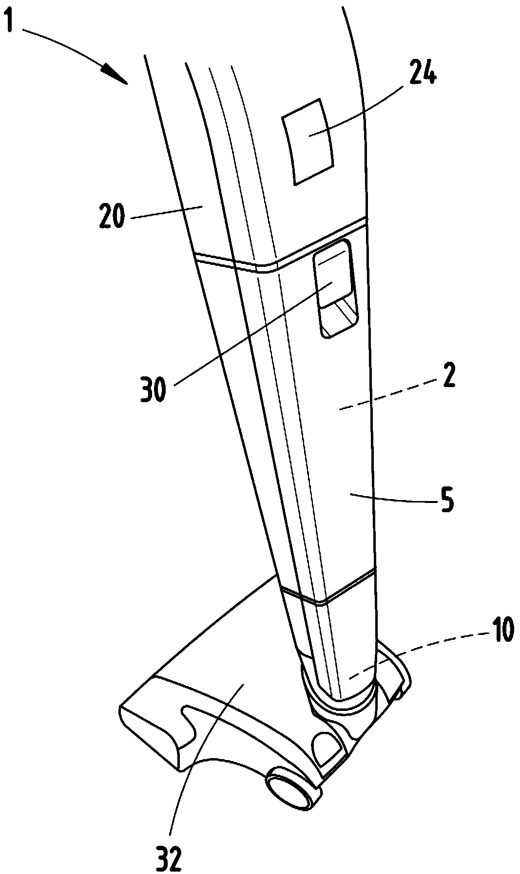 Suction cleaning device with chamber cover with locking device