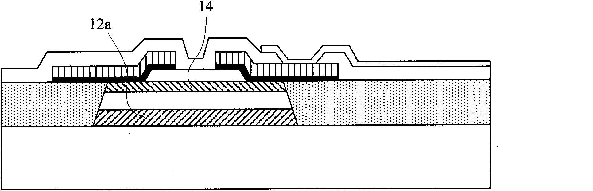 TFT (Thin Film Transistor) array structure and manufacturing method thereof