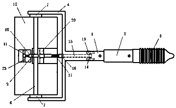 An angle-adjustable exterior wall scrubber