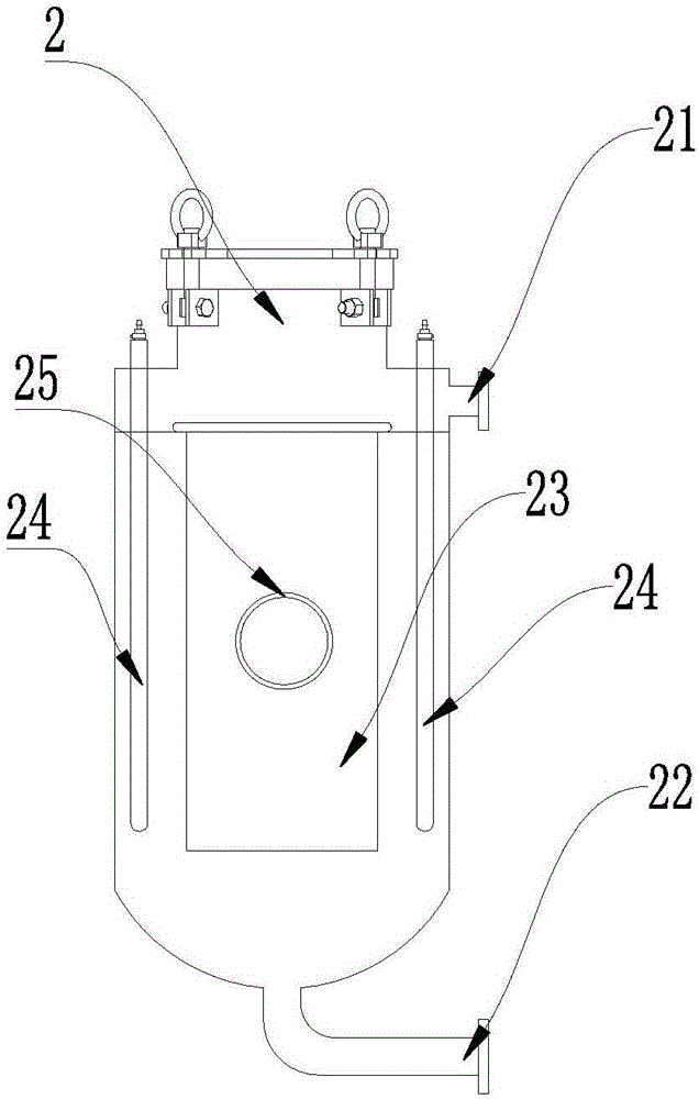 Evaporative condenser circulating water treatment device