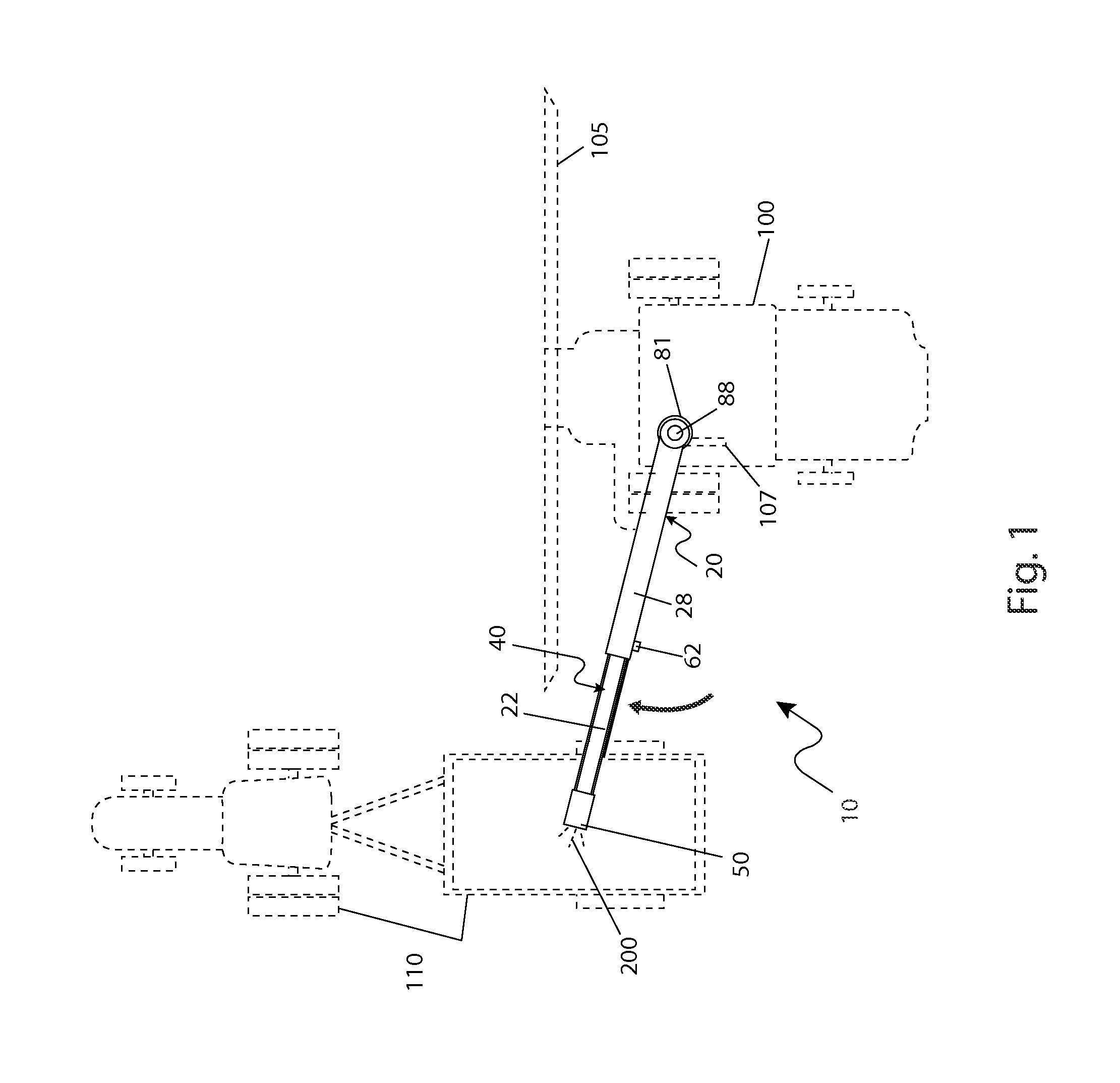 Adjustable conveyor assembly for a combine
