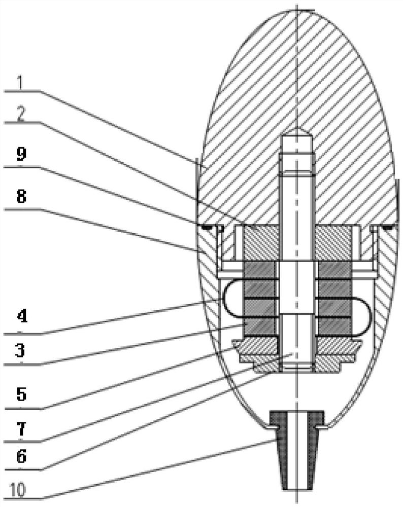 An ellipsoid portable ultrasonic transducer