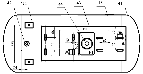 Air compressor with damping function