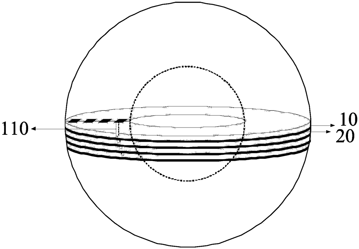 EMP protection invisibility cloak with spherical structure