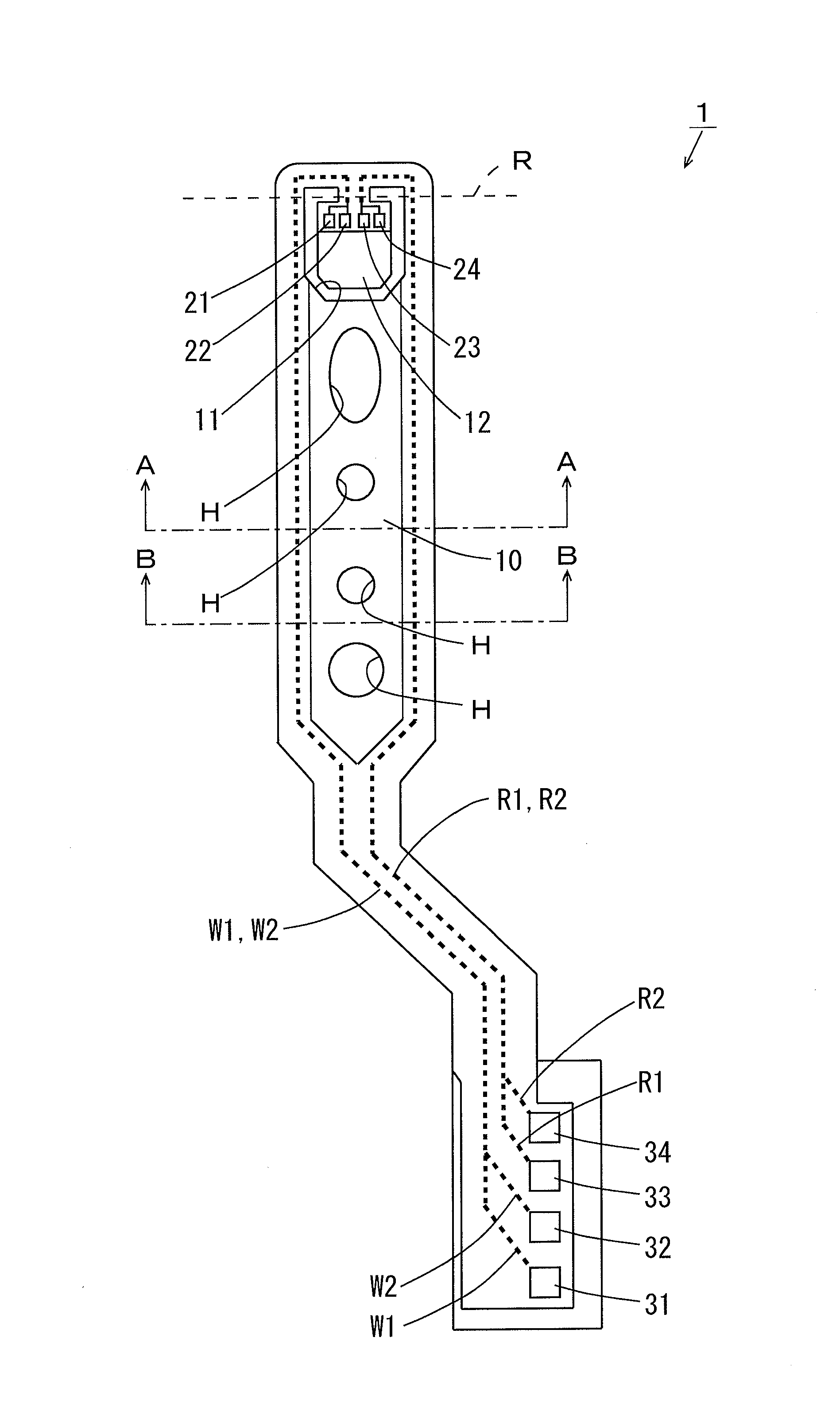 Suspension board with circuits and method for manufacturing the same
