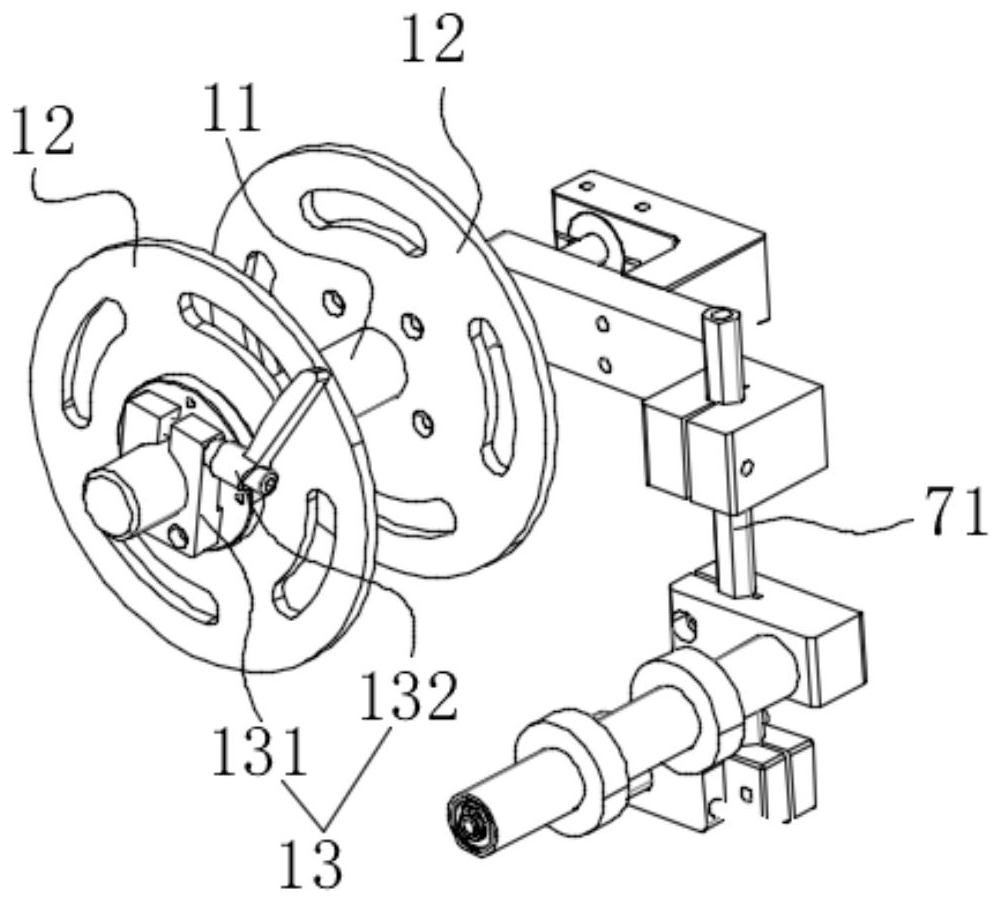 Automatic rolled film tightening device