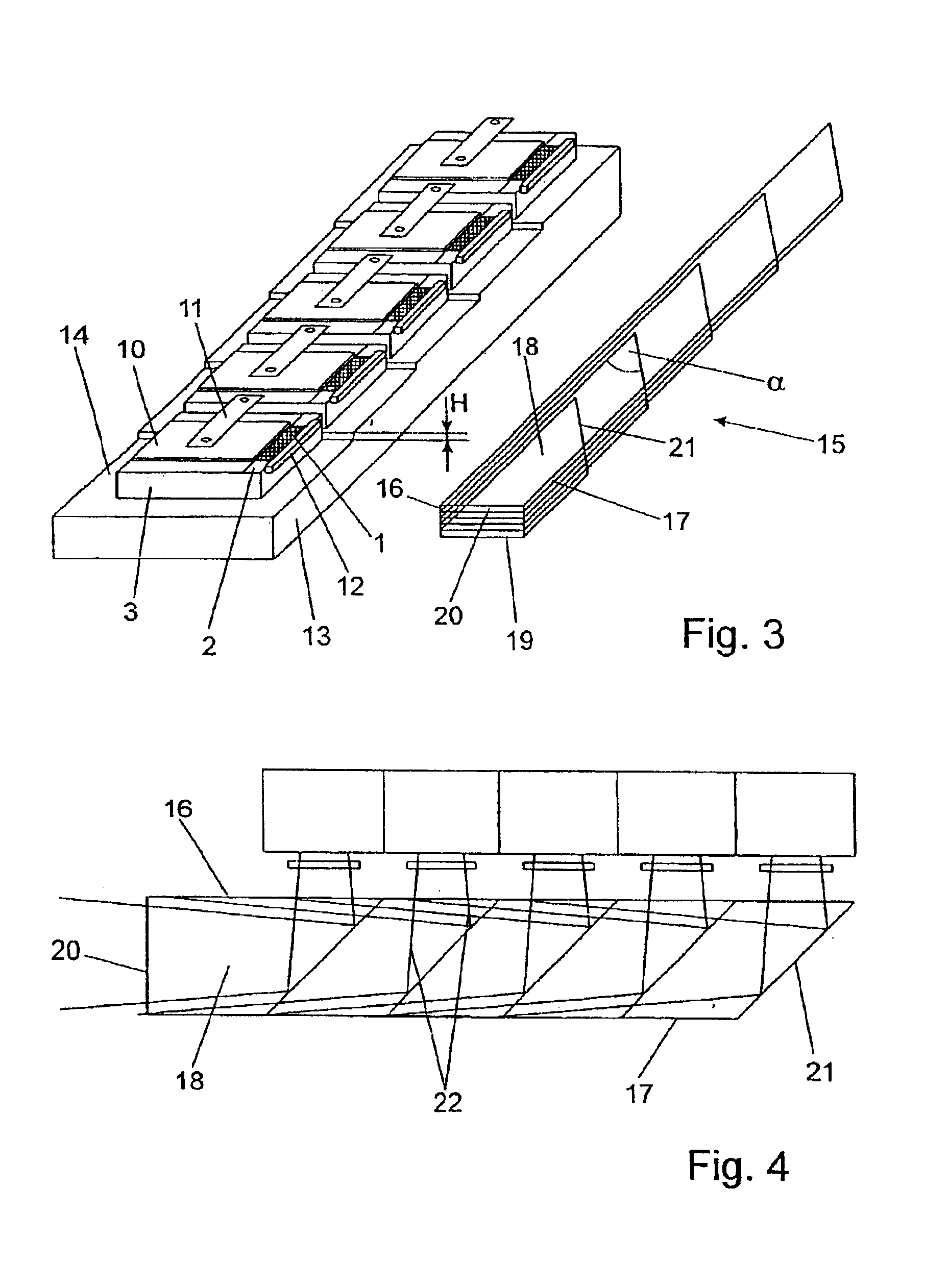 Diode laser arrangement with a plurality of diode laser arrays