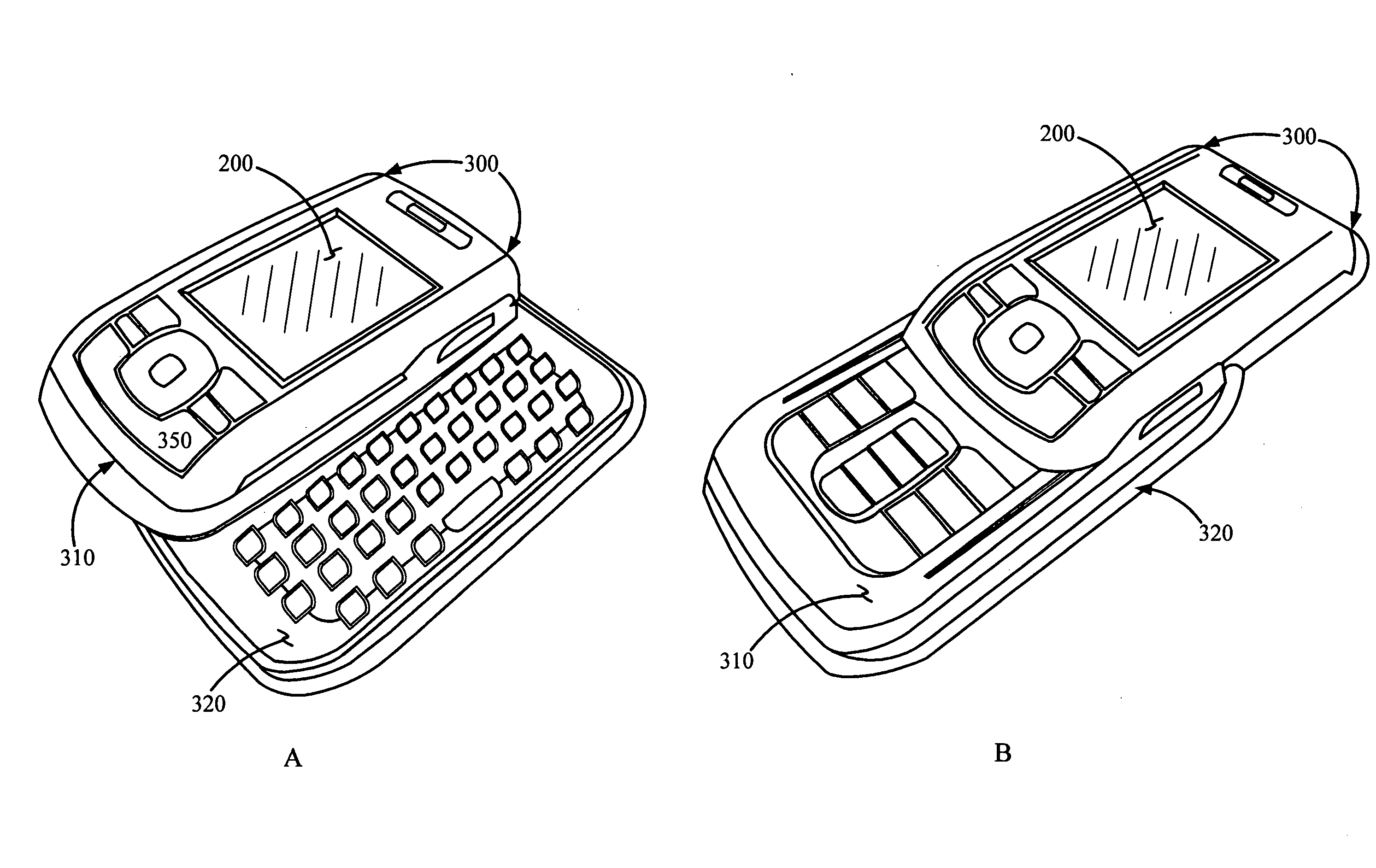 Portable device with versatile keyboard