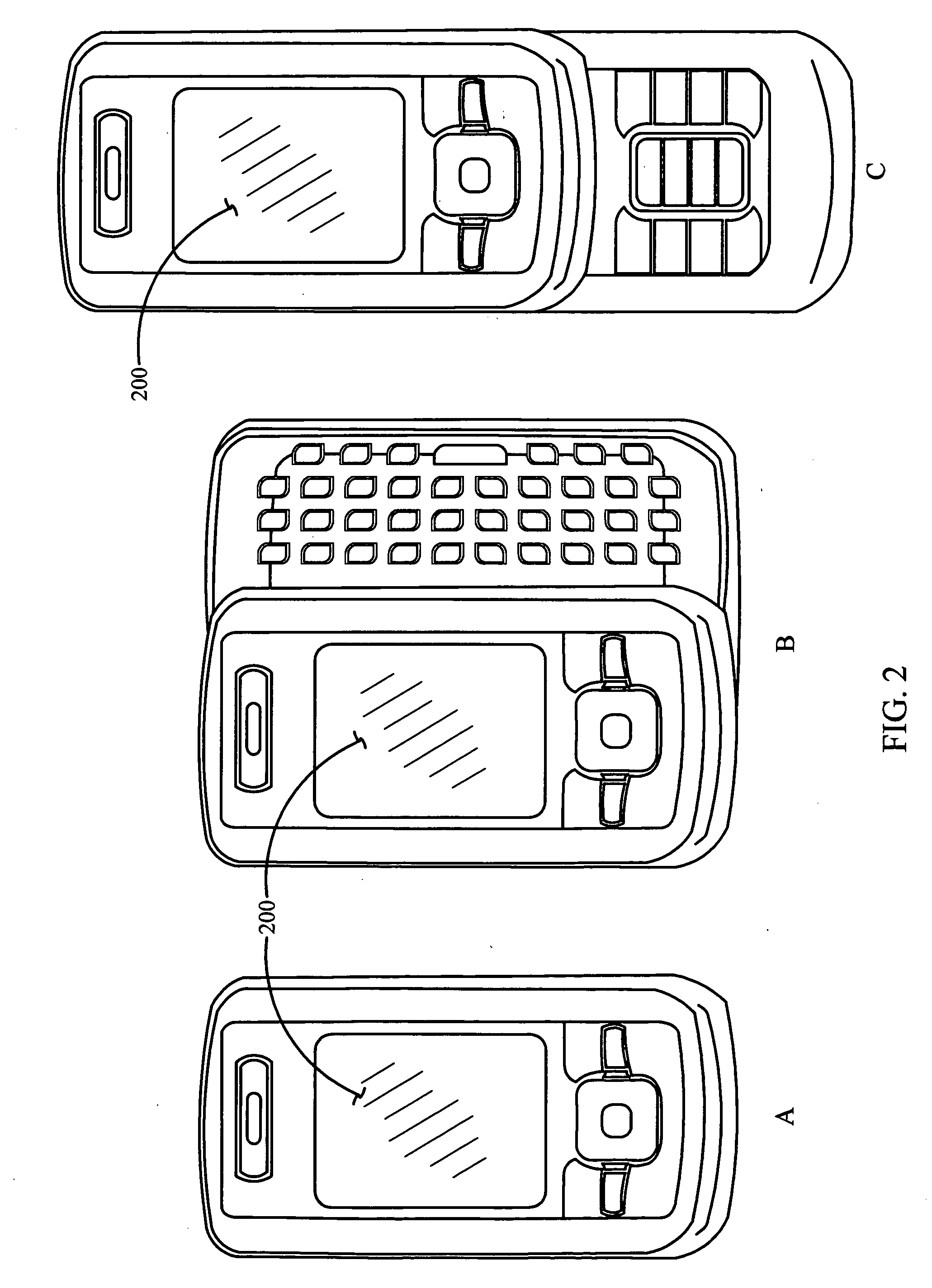 Portable device with versatile keyboard