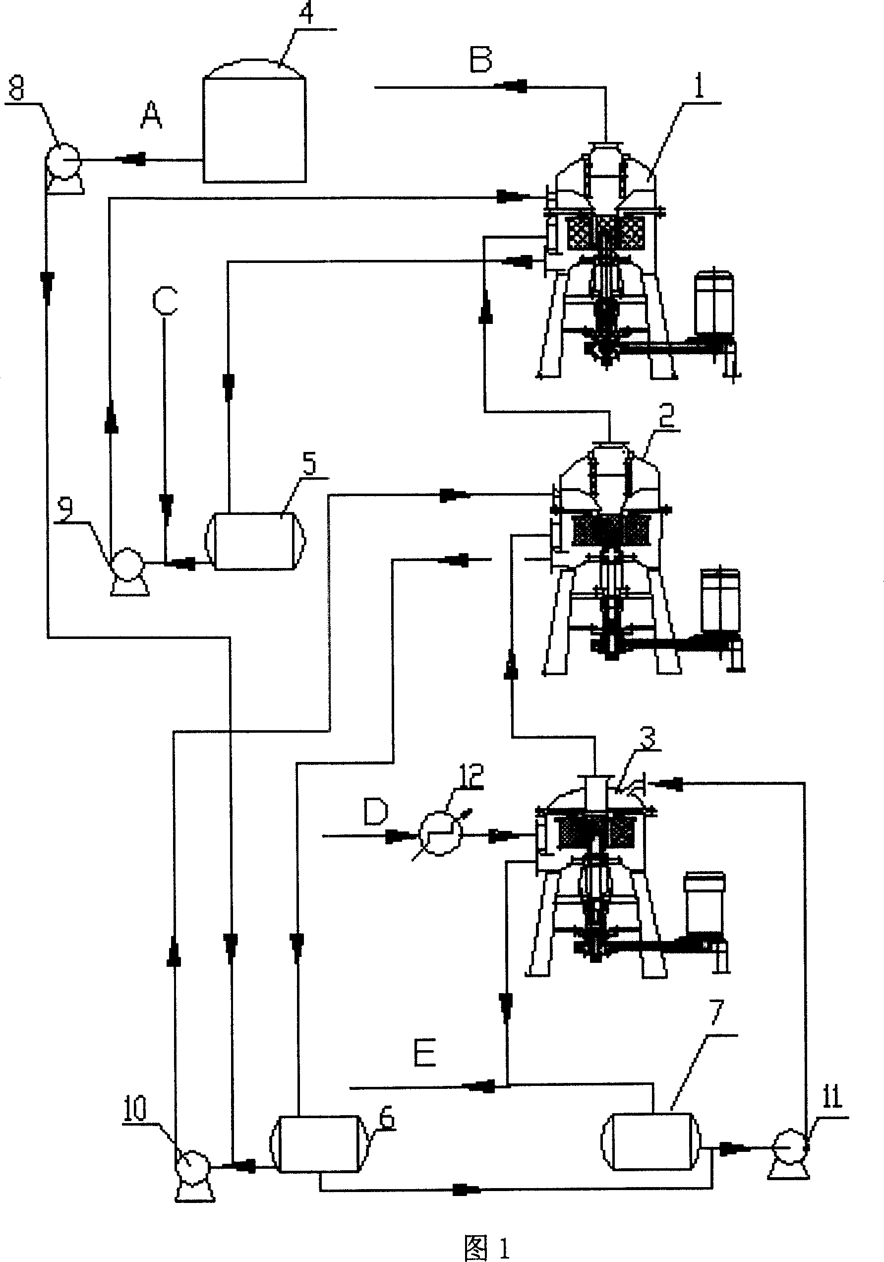 Method for removing acid gases in cracked gas