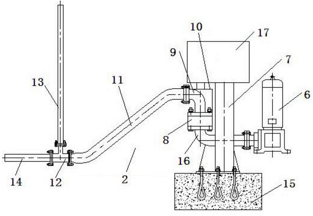 Intelligent water drawing jet flushing device and control method thereof