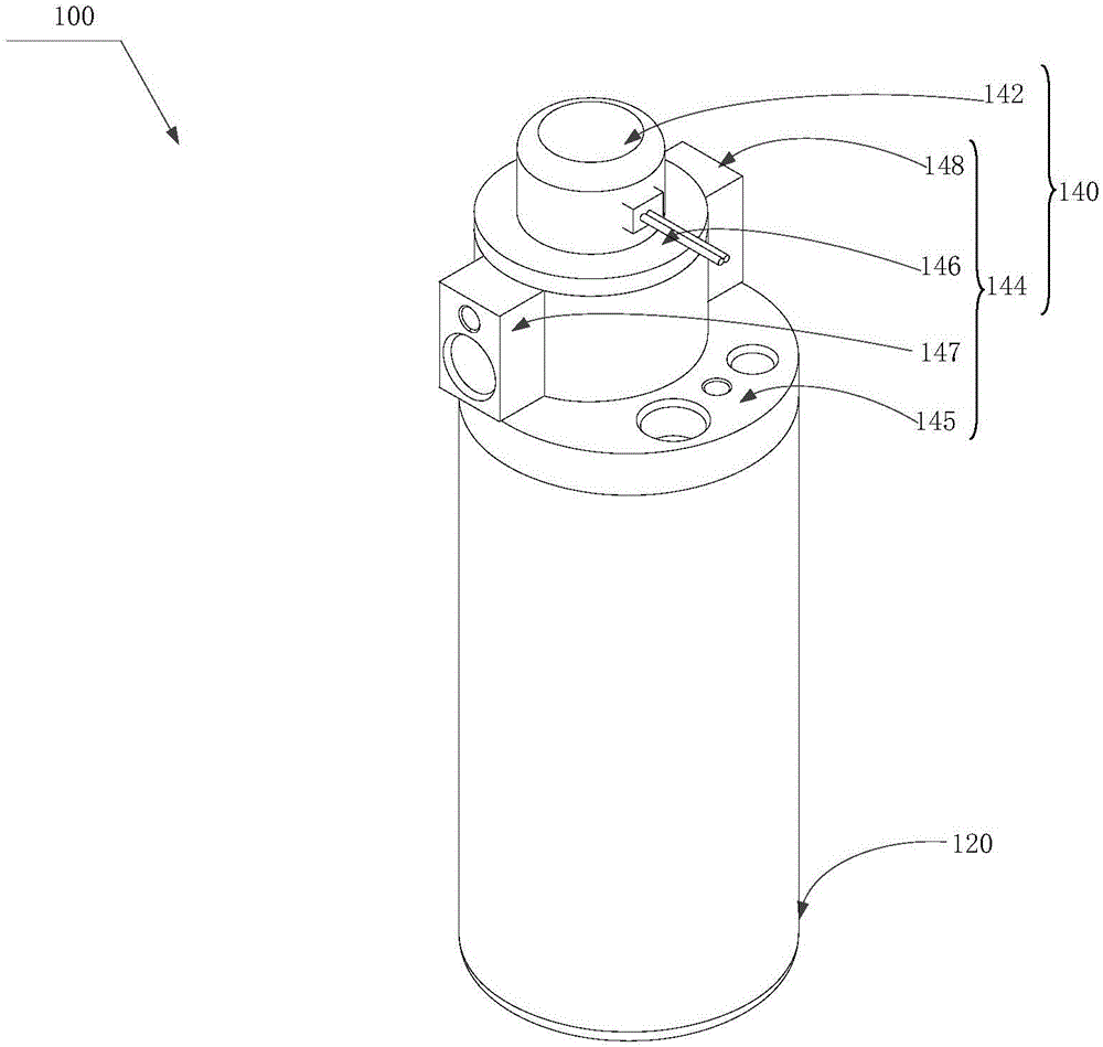 Receiver-drier with heat regeneration function and reversing function