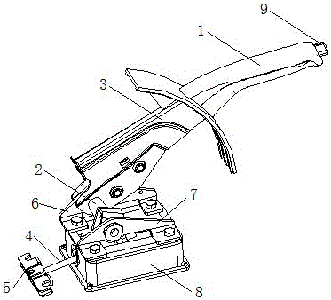 Parking brake control mechanism