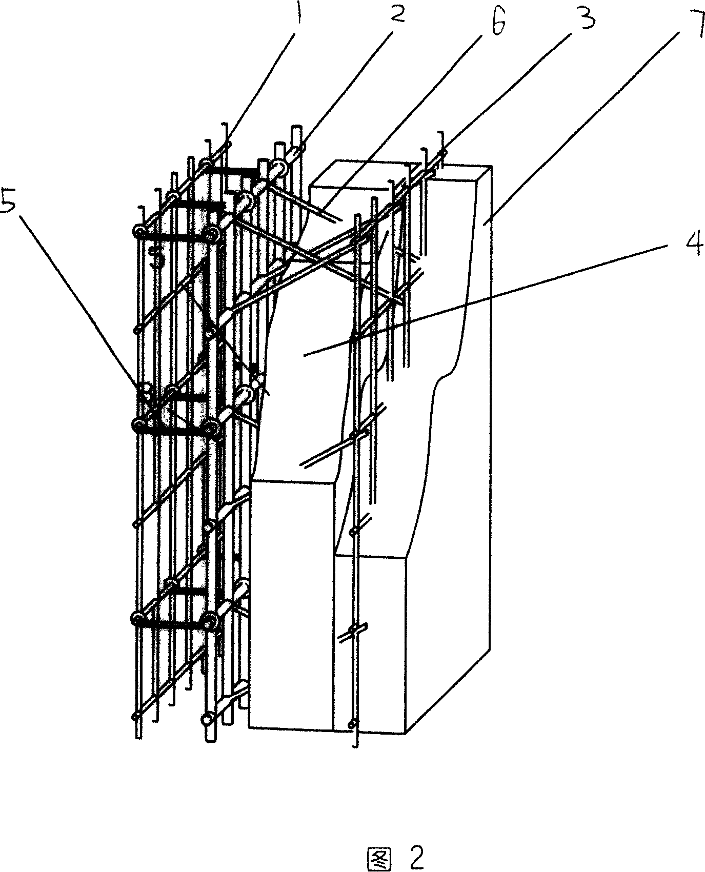 Composite shear wall and construction method